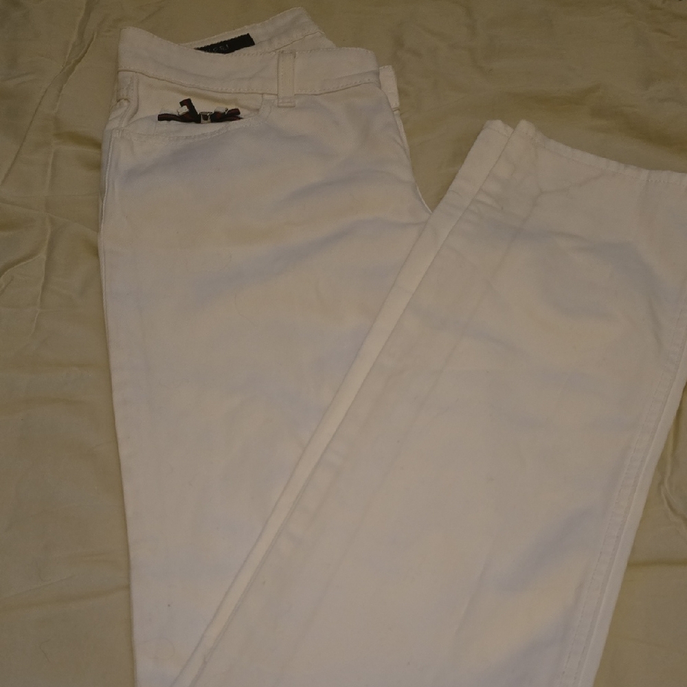Women White Pants,gucci,there Is A Little Stan